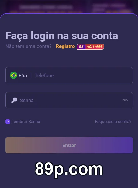 89p.com: Aplicativo Acesse o cassino em qualquer lugar com 89p.com